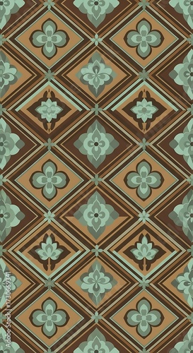 Ornate Geometric Pattern Design.