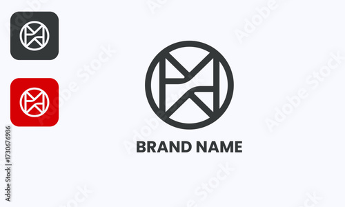 EA ambigram letter logo vector, minimalist abstract monogram design template for company, business, and professional branding