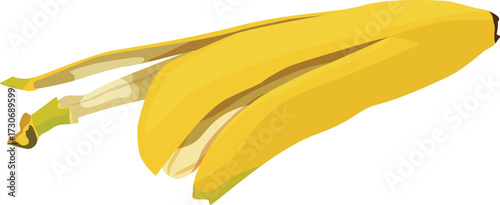 illustration of a tasty ripe banana