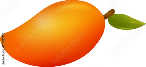 Photos vector illustration of a mango