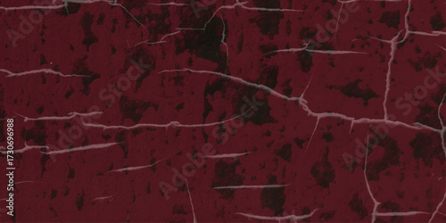 Abstract bloody grunge overlays fog isolated on black background. Scary Red and black horror red grunge texture and old wall texture effect powder color explosion background. Dark red slate backgr7004