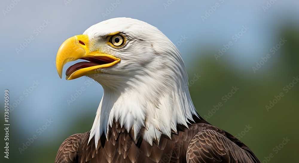 Obraz premium Majestic Bald Eagle Portrait.