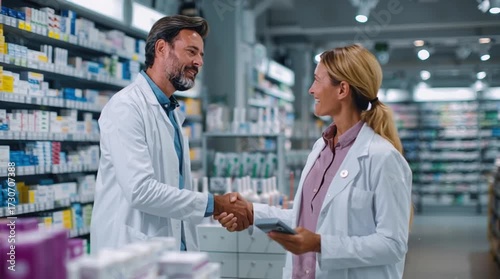 Pharmaceutical consultation event pharmacy professional interaction retail environment friendly viewpoint healthcare solutions