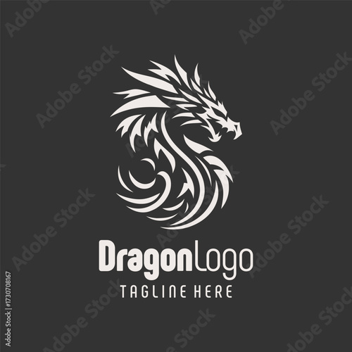 Original Dragon Branding Logo Design