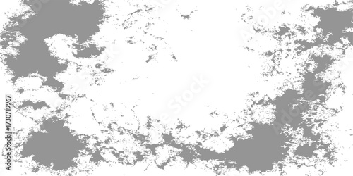 Black ink splatter grunge texture design on a vintage paper background, forming a dark artistic frame pattern