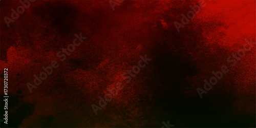 The fiery red grunge texture evokes the hot chaos of an inferno with dark smoke and intense light
