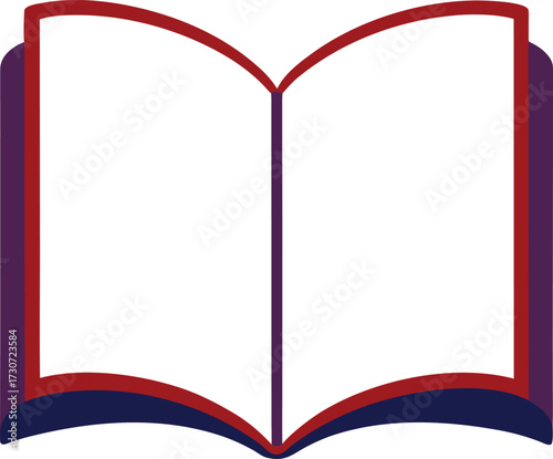 open book vector illustration