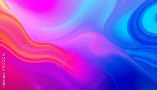 Fluid gradients of vibrant hues blend seamlessly, creating a dynamic, abstract backdrop, art, modern
