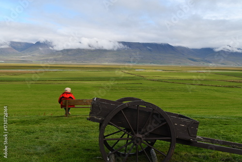 La fattoria in torba di Glaumbær in Islanda