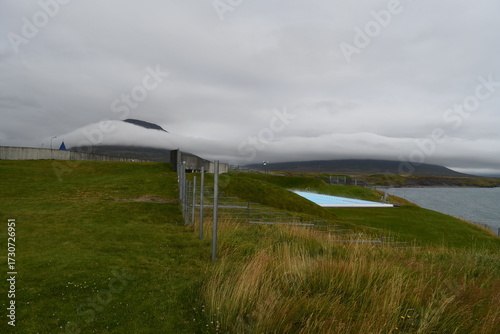 Spettacolare piscina di acqua termale fronte oceano-HOFSOS ISLANDA