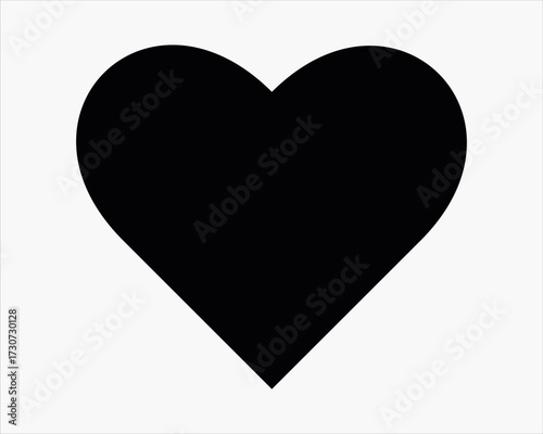 Black Heart Silhouette Isolated on White Background

Solid Black Heart Symbol Vector Illustration

Minimal Black Heart Icon for Love and Romance

Dark Heart Shape Graphic Design Element

Black Heart S