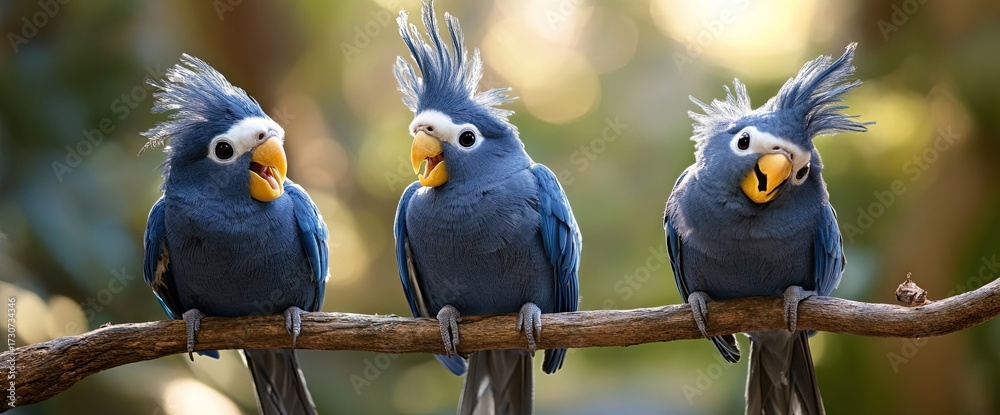 Obraz premium blue and yellow macaw
