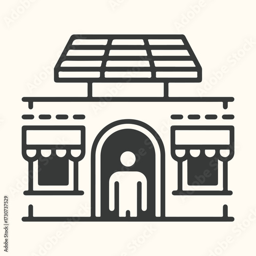 Art of modern and striking logo design featuring a hooded figure holding a microphone, with the name kairon prominently displayed below, perfect for music artists, rap culture, or event branding