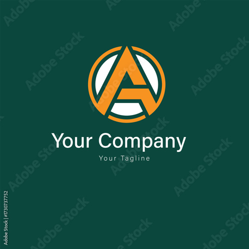 Letter A logo design, Letter A geometric shape logo, Letter A luxury logo design template, Creative Modern Initial Letter A Logo, minimalist and modern logo design featuring a sleek letter 