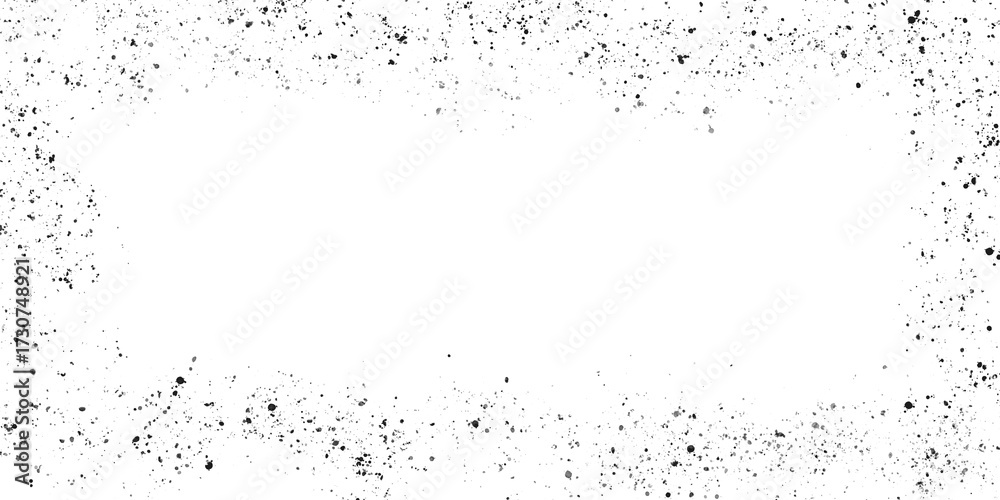 Obraz premium Black confetti frame isolated on transparent background for elegant decoration
