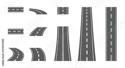 black and white road