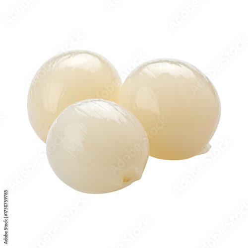 Pearl onion isolated on a transparent background; PNG