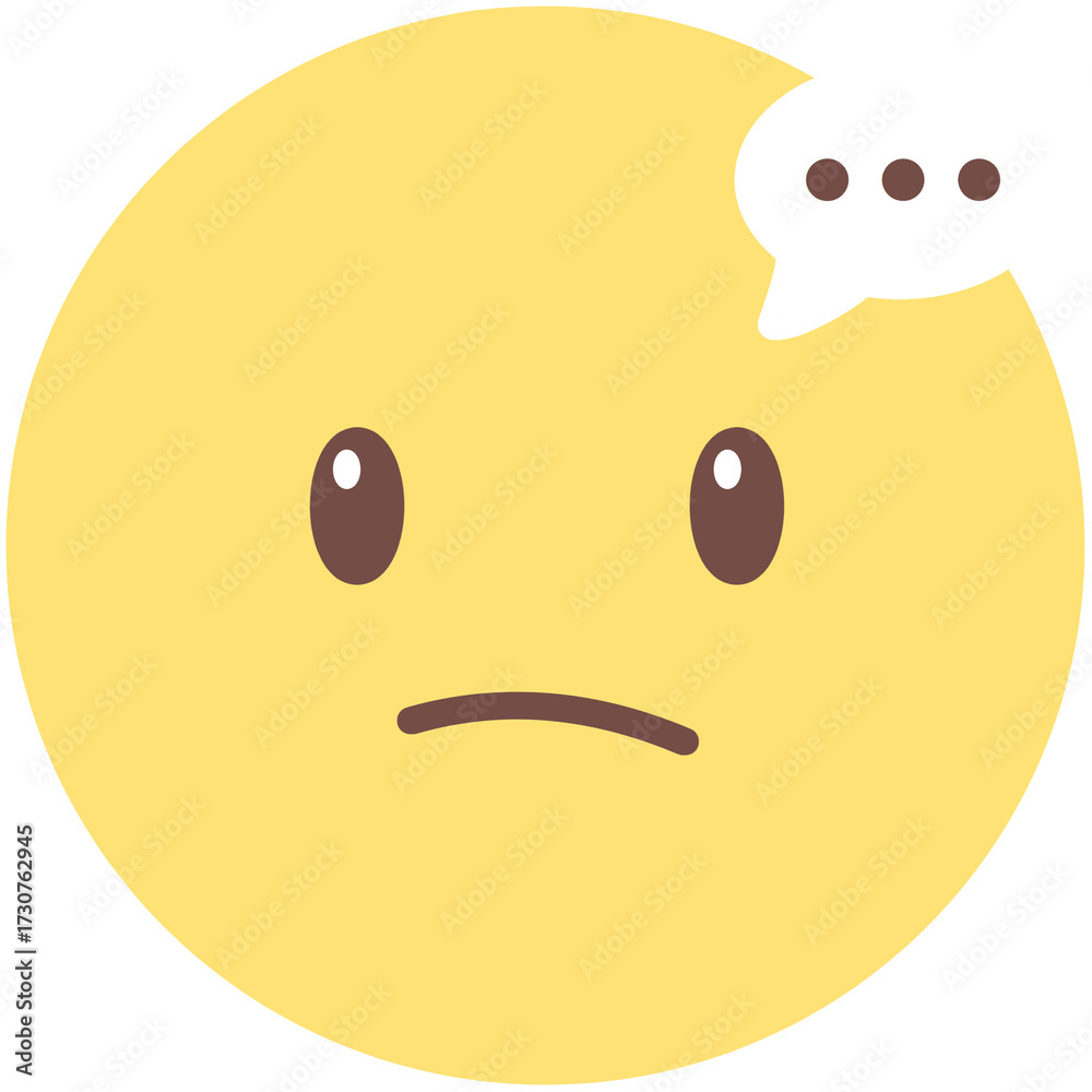 Fototapeta premium 정색 이모티콘