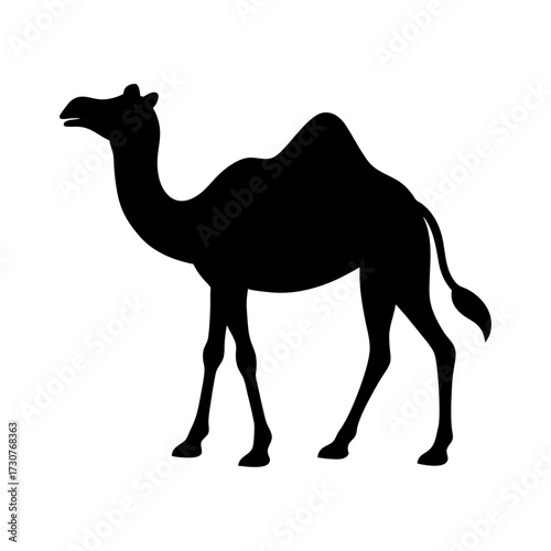Camel Silhouette Vector Illustration