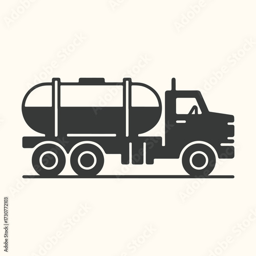 Vector art of a stylized black and white illustration of a banana tree with a bunch of bananas and a banana blossom, set against a plain, lightcolored background, evoking a tropical or botanical theme