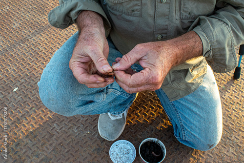 fish bait on hook