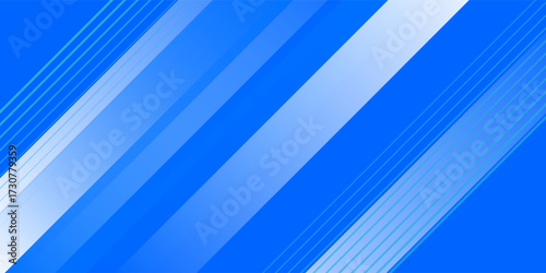 Abstract bacgkround blue and white gradient. Modern blue abstract rectangle box lines background for presentation design, banner, brocure, and business card