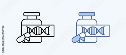 Pharmacogenomics Multiple Style Icon Collection