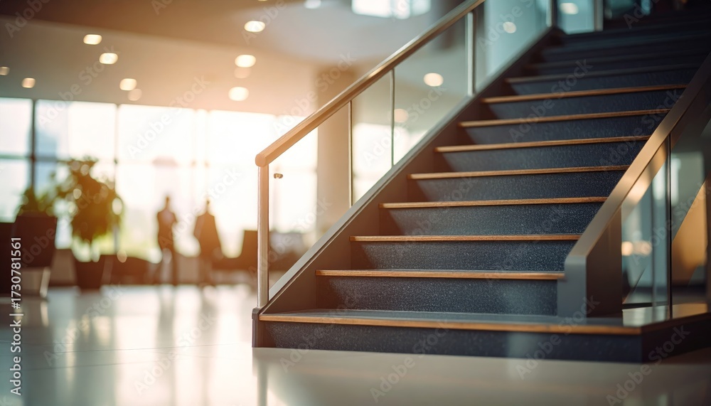 Obraz premium Staircase of an modern office