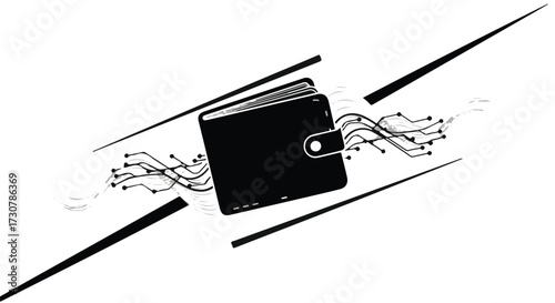 illustration of a magic wand and hat