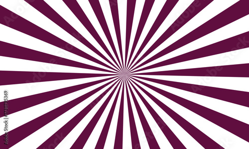 Abstract Deep Plum Color Sunburst Pattern Background Design