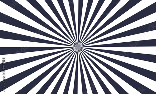 Radial Patterned Burst Background With Concentric Lines And Dark Rays