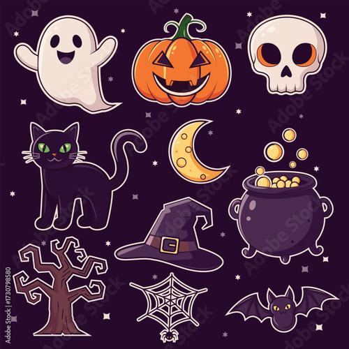  Cute characters for Halloween and children's fairy tales