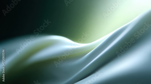 An abstract background with smooth, flowing lines and soft light, conveying a sense of digital elegance.