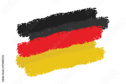 Germany Brush stroke Flag design