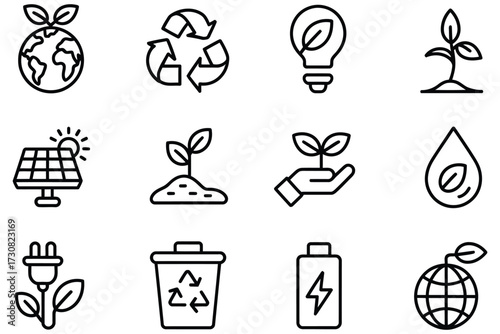A set of black travel and vacation icons depicting summer holiday elements like sun, sea, palm trees, and luggage