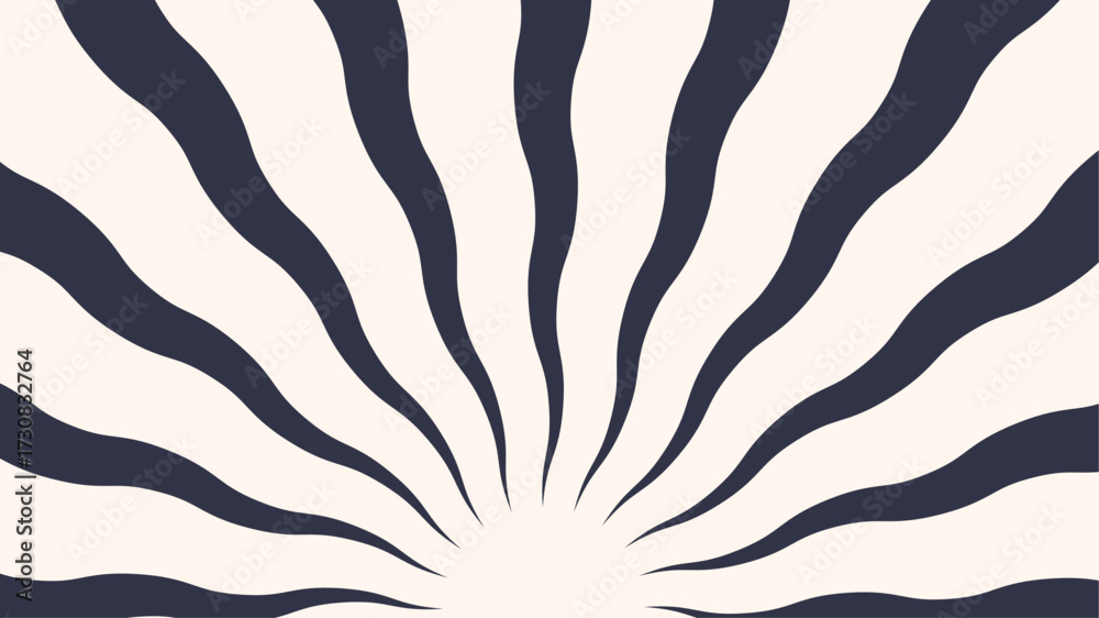 Vibrant abstract sunburst with geometric rays and color gradients. EPS-10.