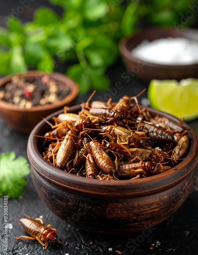 Edible Insects, Roasted Crickets.