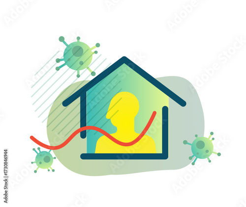 Home Qurantine - Icon
