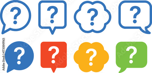 bubble, design, question, speech, illustration, mark, icons, vector, speech bubble, chat bubble, question mark, symbol, communication, conversation, inquiry, thinking, idea, confusion, doubt, help, su