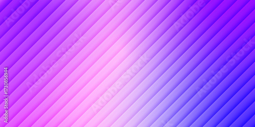 Vibrant gradient diagonal stripe pattern in pink, purple, and blue tones, modern abstract vector background with dynamic 3D depth effect. Bright gradient neon diagonal lines abstract background. 