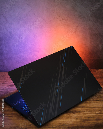 Acer Nitro V 15 Laptop Back Semi-Closed Photo