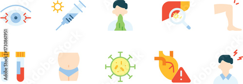 Symptoms and Medical Icons