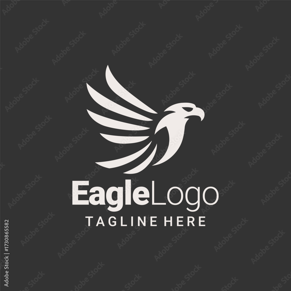Obraz premium Timeless Eagle Identity Logo Design