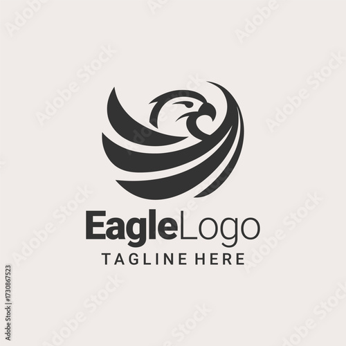 Original Black White Eagle Symbol