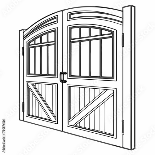 Explore custom wooden gate designs arched double driveway gates for home and garden security solutions