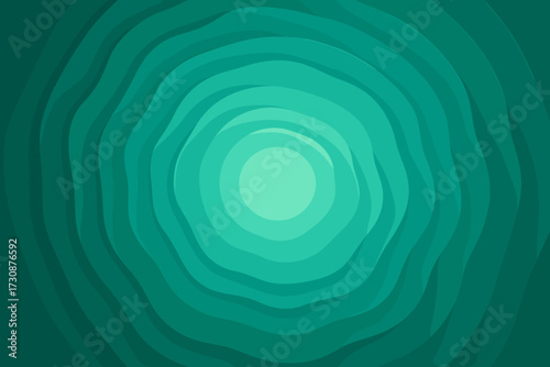 Ripple illustration gradients emerald aqua tones teal vector layered ripples green