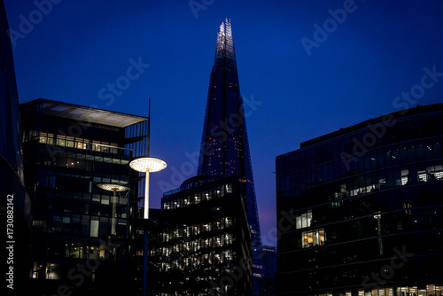 Photography london skyline at night
