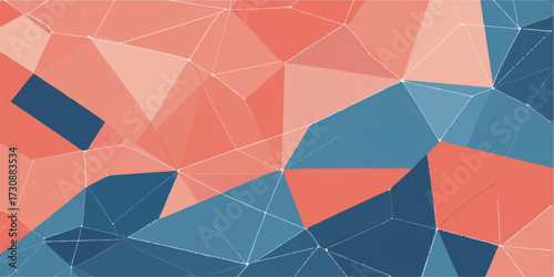 Colorful abstract geometric triangle pattern vector wallpaper design concept