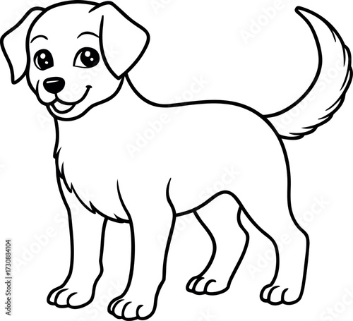 A happy puppy.