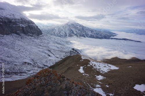 Snowy Peaks of Shahdag Mountains, Azerbaijan